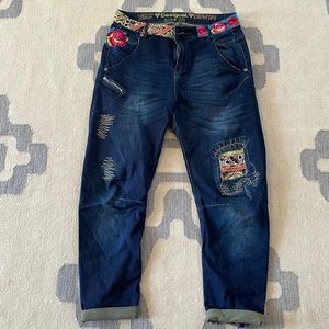 Desigual Barrel Leg Jeans